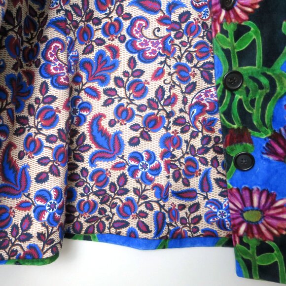 La DoubleJ 24/7 Velvet Floral Jacket Size M - Picture 10 of 12